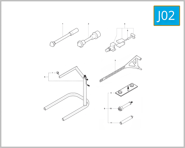 J02 - Workshop service tools 2