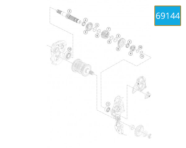 L36 - TRANSMISSION I - MAIN SHAFT