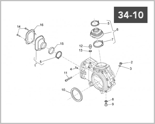34-10 - TRANSMISSION CAGE