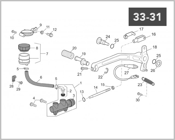 33-31 - REAR MASTER CYLINDER