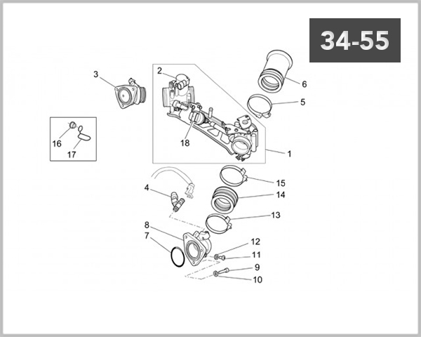 34-55 - THROTTLE BODY