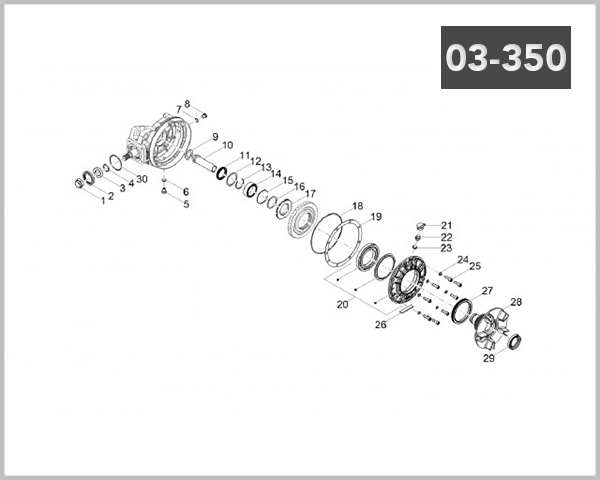 03-350 - REAR DRIVE SHAFT