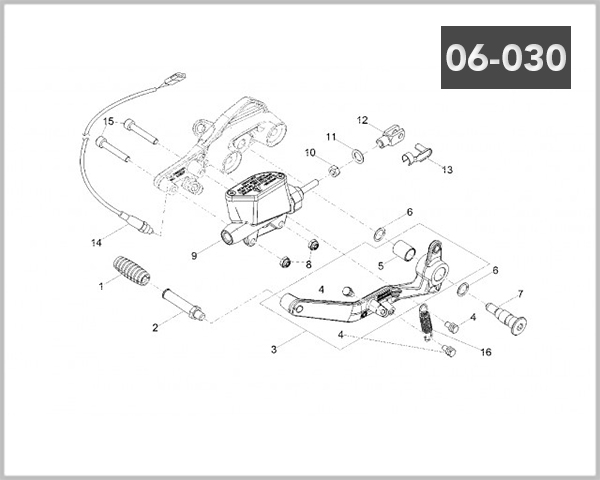 06-030 - MASTER CYLINDER REAR