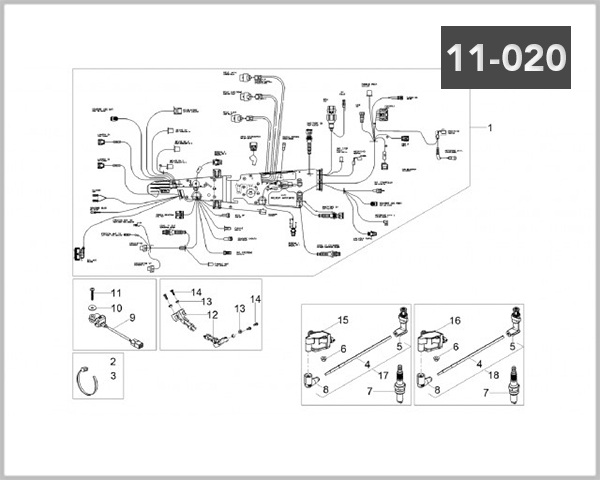 11-020 - WIRING HARNESS CENTER