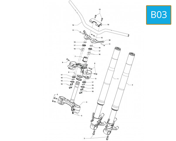 B03 - FRONT FORK