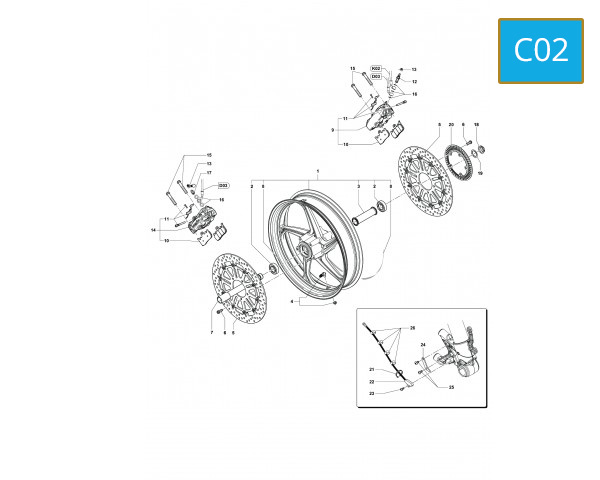 C02 - FRONT WHEEL