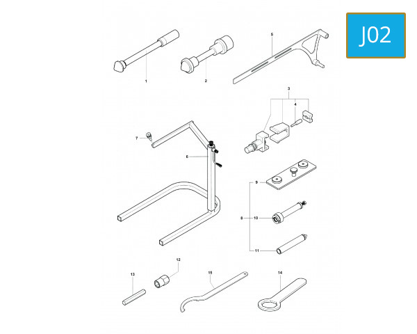 J02 - SERVICE TOOLS - FRAME 2