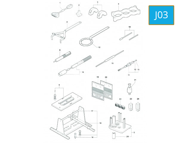 J03 - SERVICE TOOLS (ENGINE)