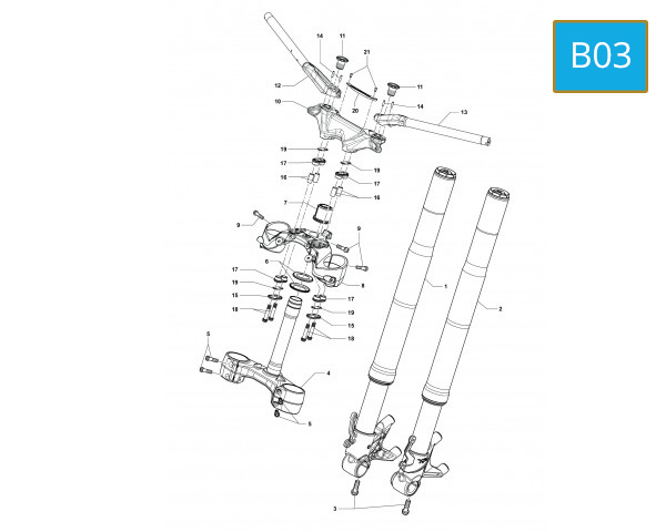 B03 - FRONT FORK