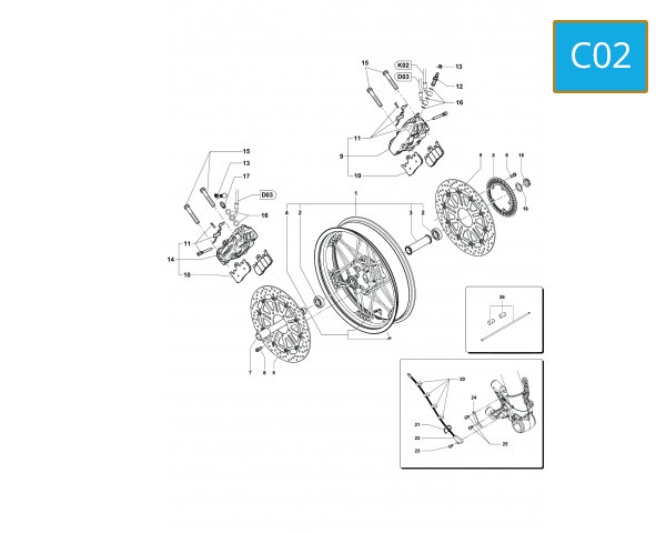 C02 - FRONT WHEEL