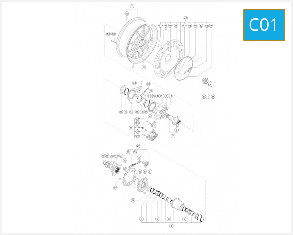 C01 - REAR WHEEL