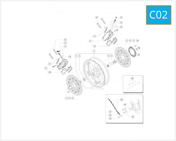 C02 - FRONT WHEEL