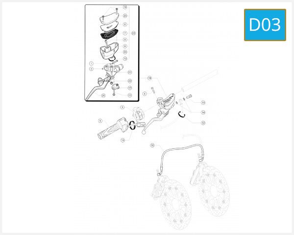 D03 - HANDLEBAR CONTROLS RH