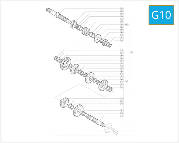G10 - TRANSMISSION II - COUNTERSHAFT