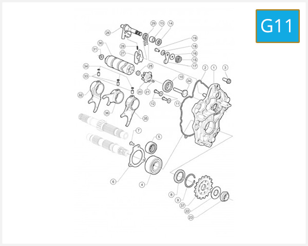 G11 - TRANSMISSION - MAIN SHAFT