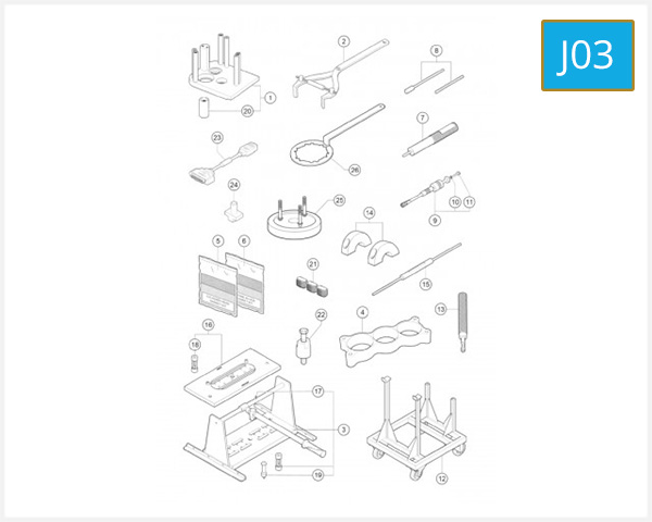J03 - SERVICE TOOLS