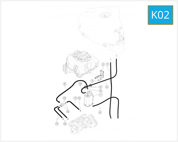 K02 - EVAPORATIVE CANISTER