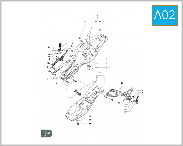 A02 - REAR FRAME
