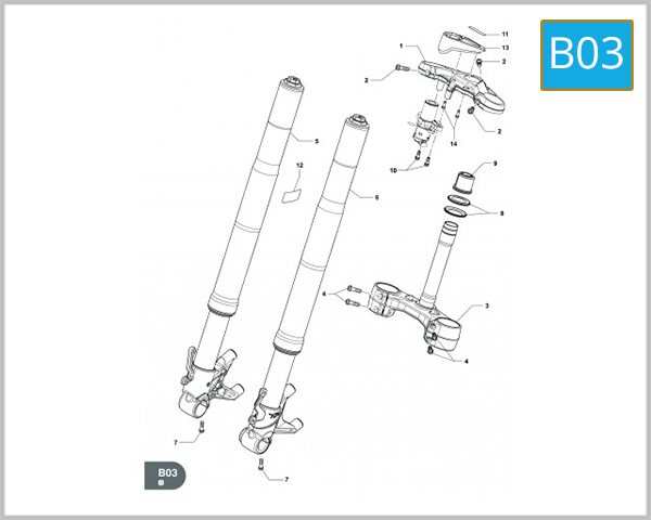 B03 - FRONT FORK