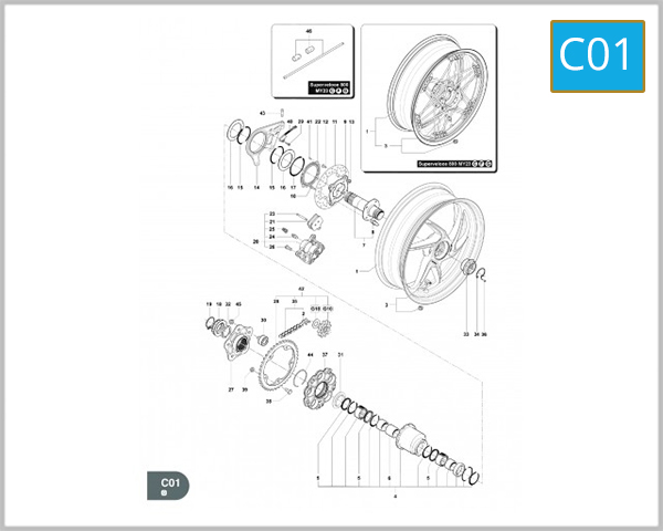 C01 - REAR WHEEL