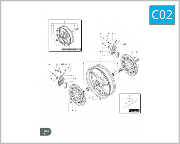C02 - FRONT WHEEL