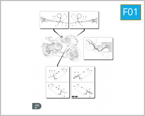 F01 - WIRING HARNESS - MIRROR
