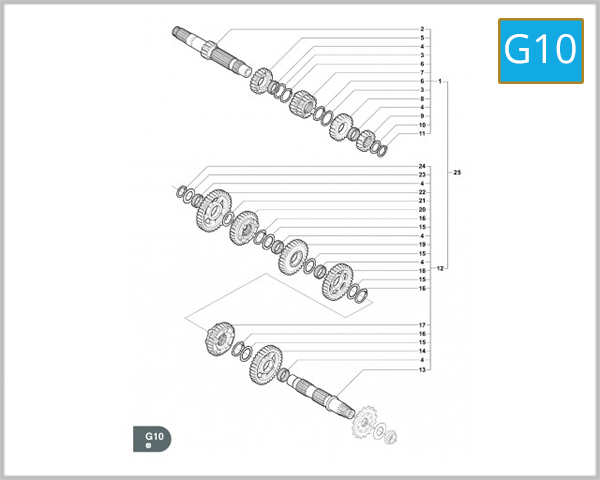 G10 - TRANSMISSION GEAR