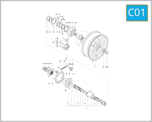 C01 - REAR WHEEL