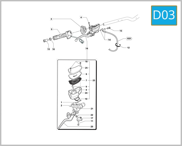 D03 - FRONT MASTER CYLINDER