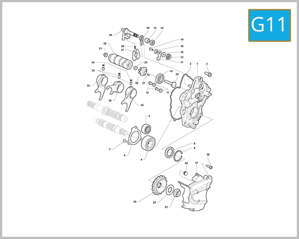 G11 - GEAR CHANGE MECHANISM