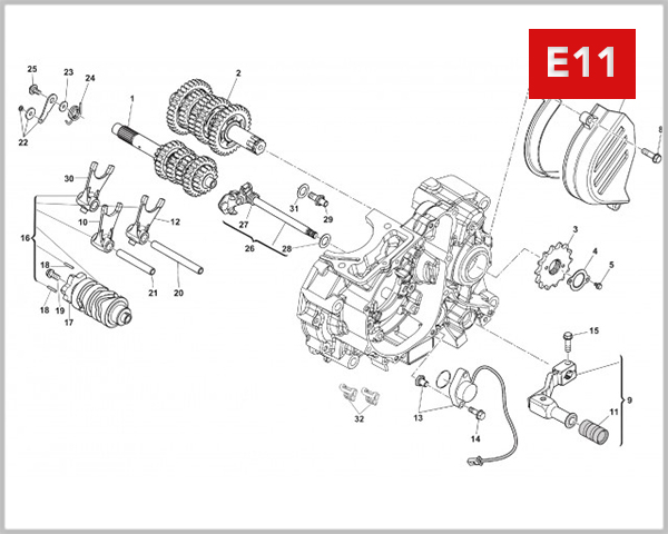 E11 - GEAR CHANGE CONTROL