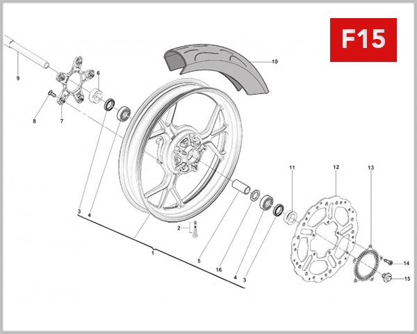 F15 - FRONT WHEEL