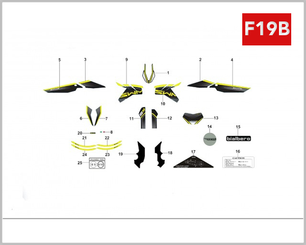 F19B - EMBLEM YELLOW VERSION