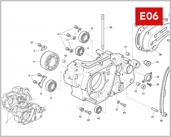 E06 - COVER/SPROCKET