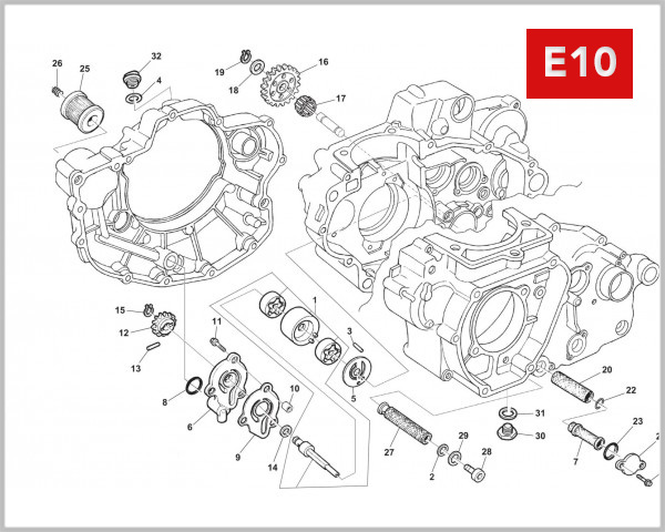 E10 - HOUSING/OIL PUMP