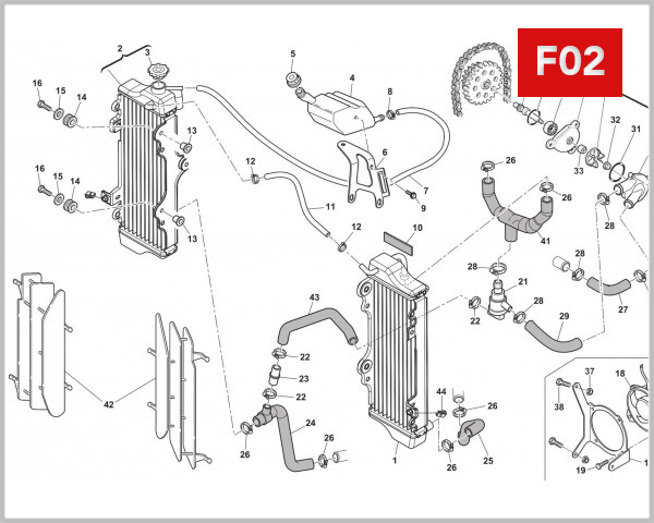 F02 - RADIATOR ASSY