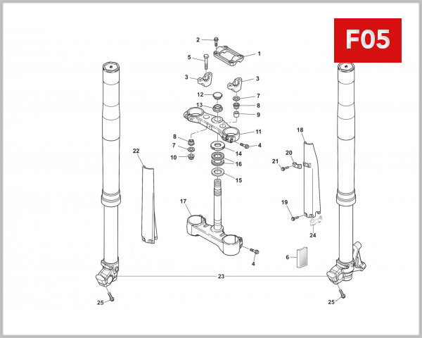 F05 - FRONT FORK ASSEMBLY