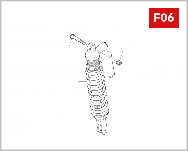 F06 - REAR SHOCK ABSORBER ASSEMBLY