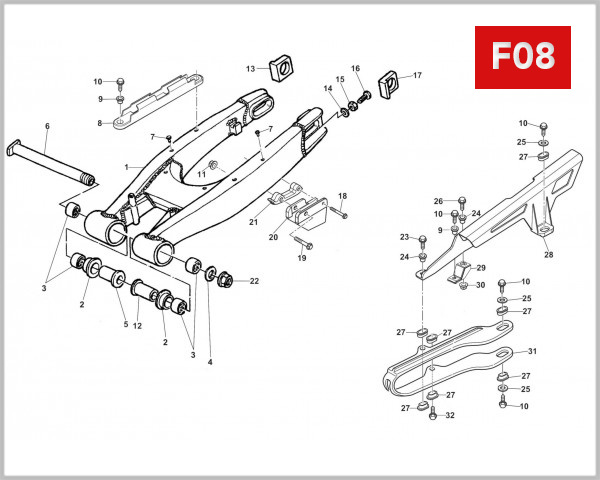 F08 - FORK ASSY