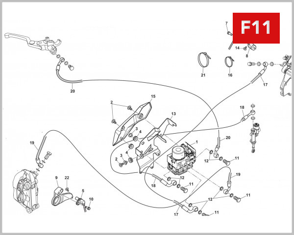 F11 - ABS UNIT COMBINATION