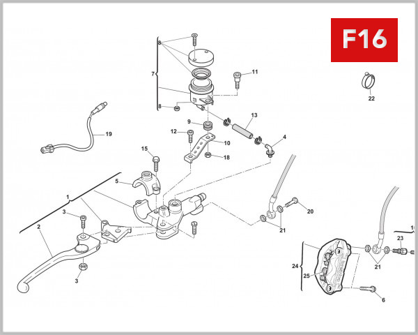 F16 - MASTER CYLINDER COMBINATION
