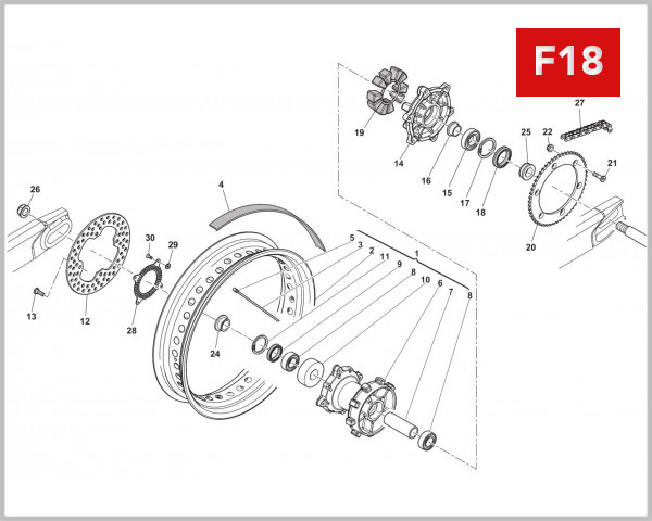 F18 - REAR WHEEL