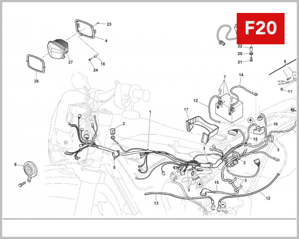 F20 - MAIN WIRING HARNESS