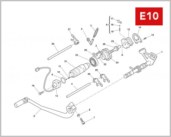 E10 - GEARSHIFT/MECHANISM
