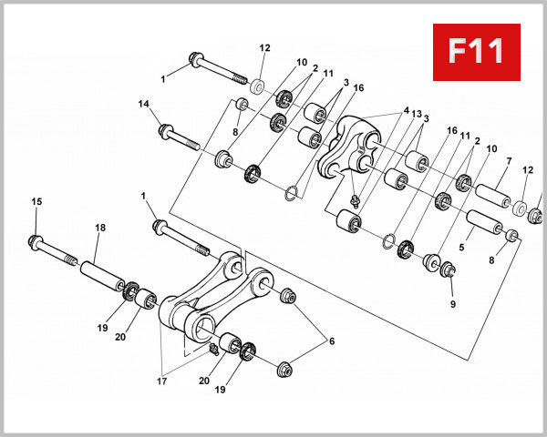 F11 - REAR SUSPENSION LINKAGE