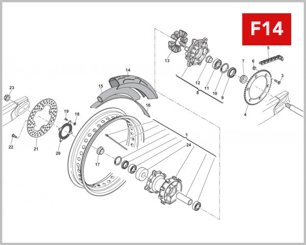 F14 - REAR WHEEL