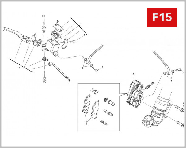 F15 - FRONT HYDRAULIC BRAKE