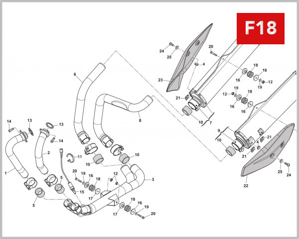 F18 - EXHAUST SYSTEM