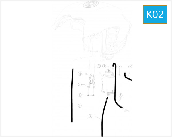 K02 - EVAPORATIVE CANISTER