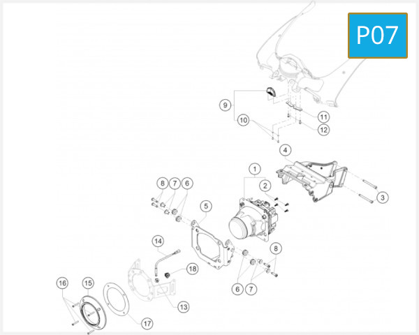 P07 - REAR LIGHTING SYSTEM USA